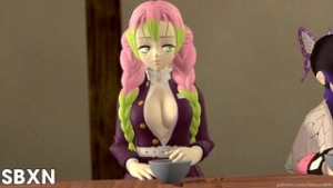 Mitsuri is Dessert for Dinner?SBXN? - Kimetsu no Yaiba animation on Crohasit
